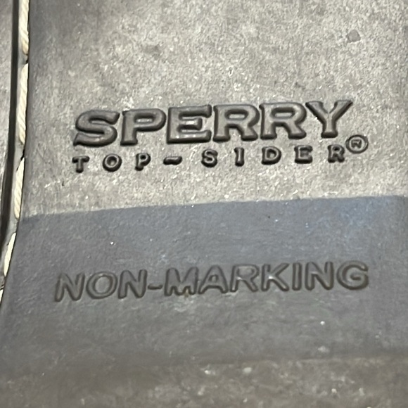 Sperry Black Sparkly Top- Siders/Boat Shoes Size 6.5 - Picture 13 of 15